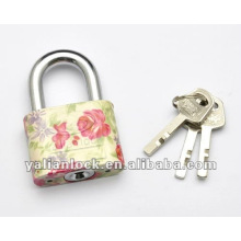 colour printed security padlock